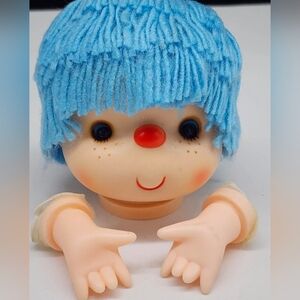 Vinyl Doll Head and Hands Set for crafting or doll making